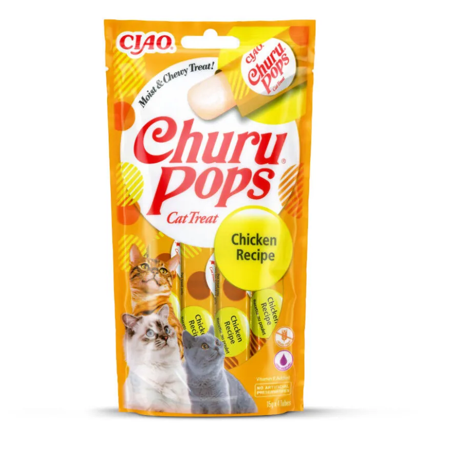 Churu Pops Palitos Receita de frango para gatos