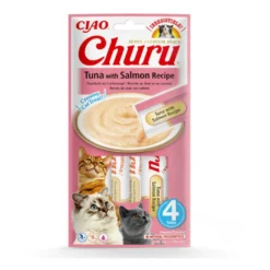 Churu Snack Cremoso de Atum com Salmão para gatos