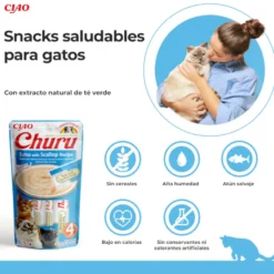 Churu Snack Cremoso de Atum com Vieira para gatos