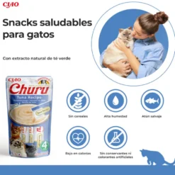 Churu Snack Cremoso de Atum para gatos