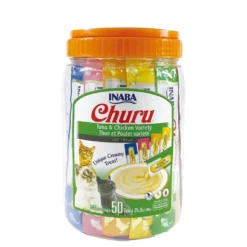 Churu Snack Cremoso Variedades de Frango para gatos - Pack 50