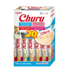 Churu Snack Líquido Variedades de Atum com Marisco para Gatos