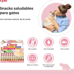 Churu Snack Líquido Variedades de Atum para Gatos