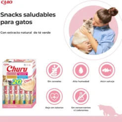 Churu Variedades de Marisco Snack Líquido para gatos