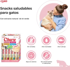 Churu Variedades de Marisco Snack Líquido para gatos