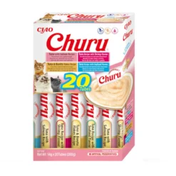 Churu Variedades de Marisco Snack Líquido para gatos