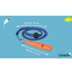 Coachi Apito de adestramento azul claro para cão
