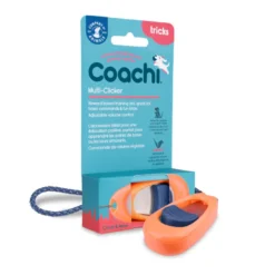 Coachi Clicker de adestramento laranja para cães