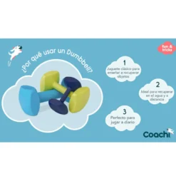 Coachi Halter de brinquedo limão médio para cães