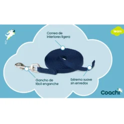 Coachi Trela de adestramento azul para cães