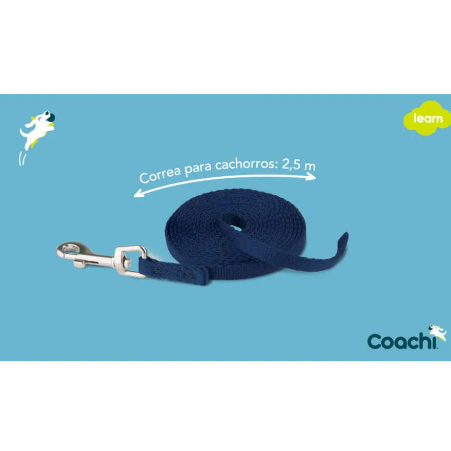 Coachi Trela de adestramento azul para cães