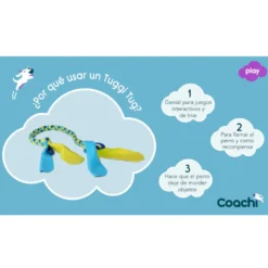 Coachi Tuggi Tug brinquedo de corda para cães