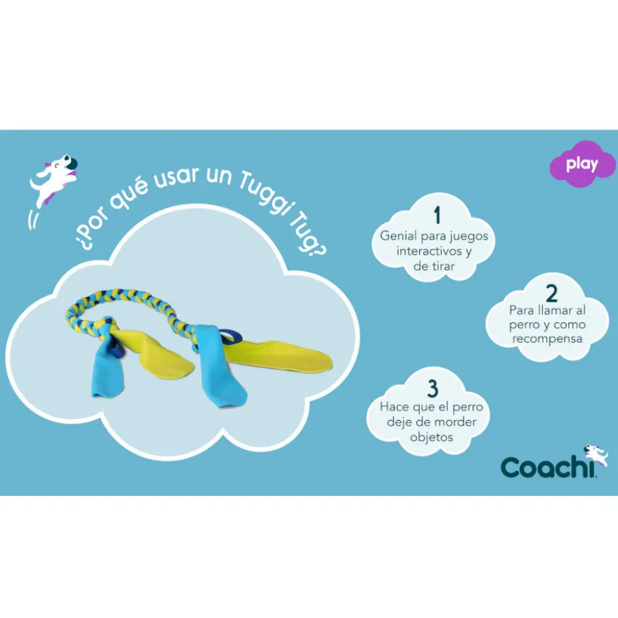 Coachi Tuggi Tug brinquedo de corda para cães