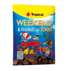 Comida de peixe tropical para fins de semana e feriados