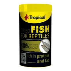 Comida para répteis de peixe seco tropical