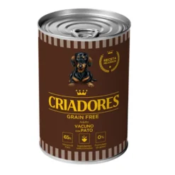 Criadores Adulto Grain Free Vitela e Pato em lata para cães