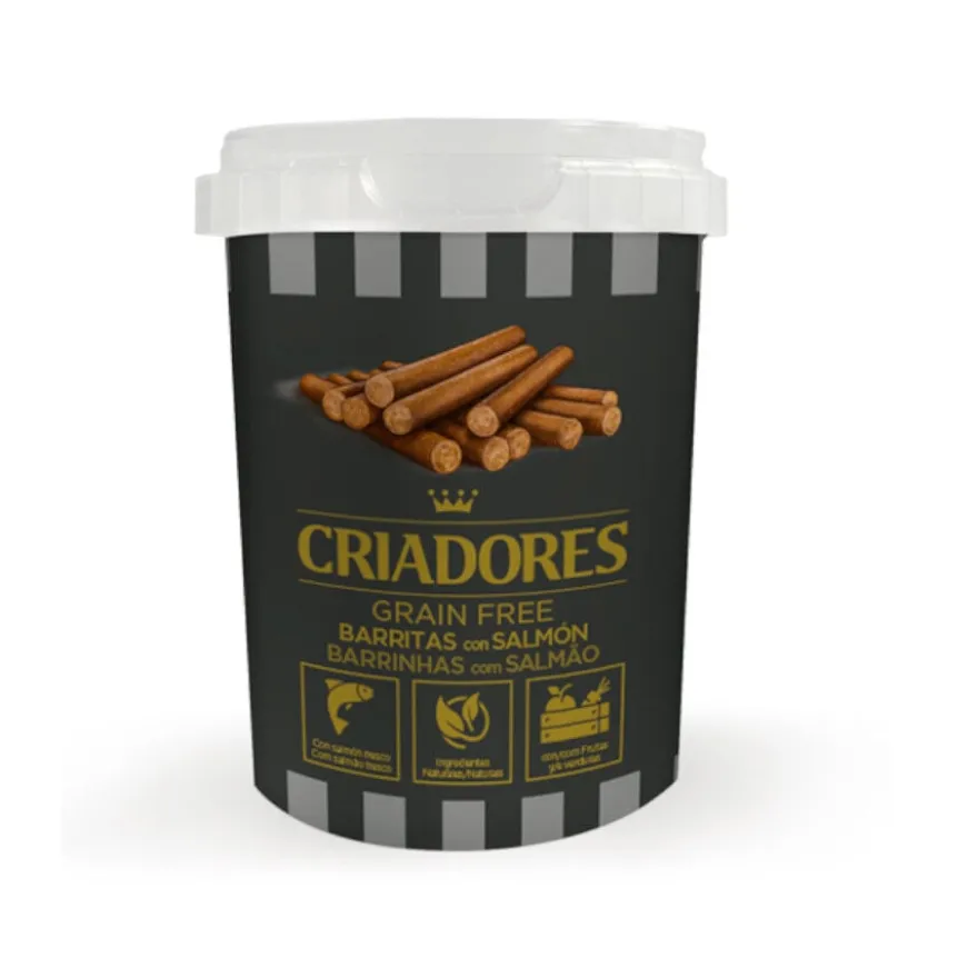Criadores Barras Grain Free Salmão para cães