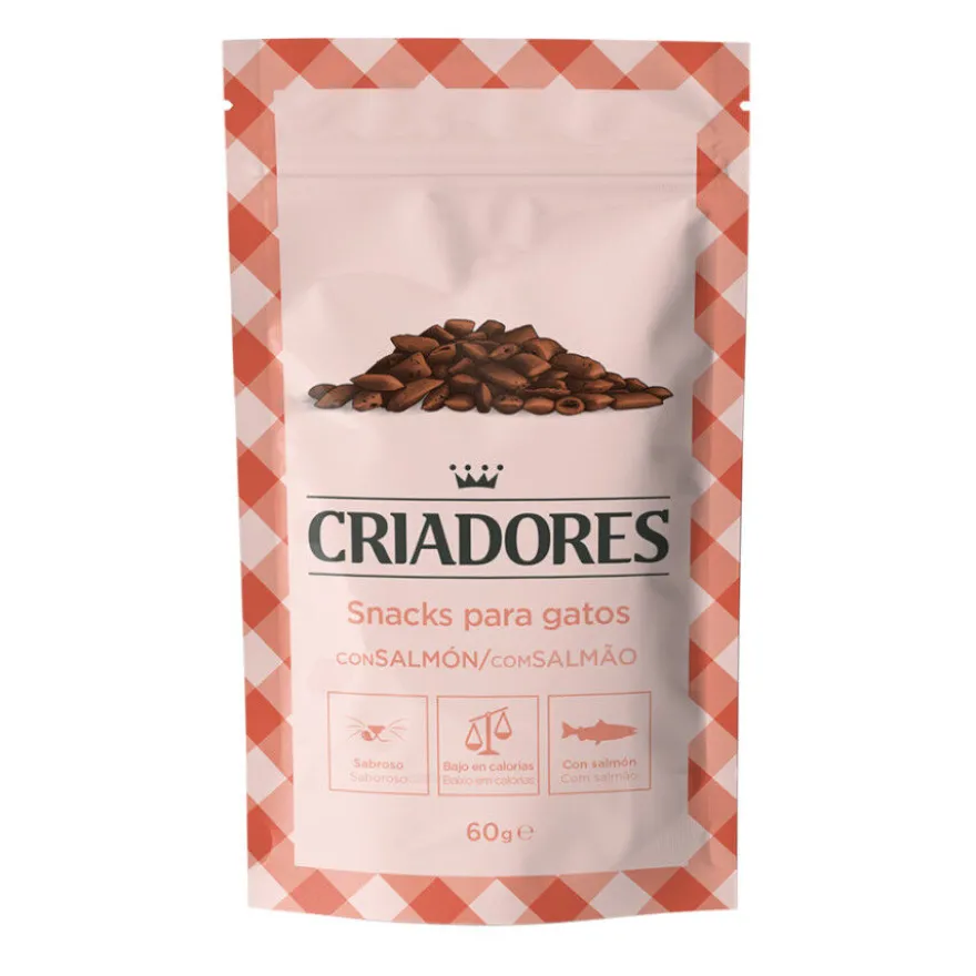 Criadores Biscoitos Salmão para gatos