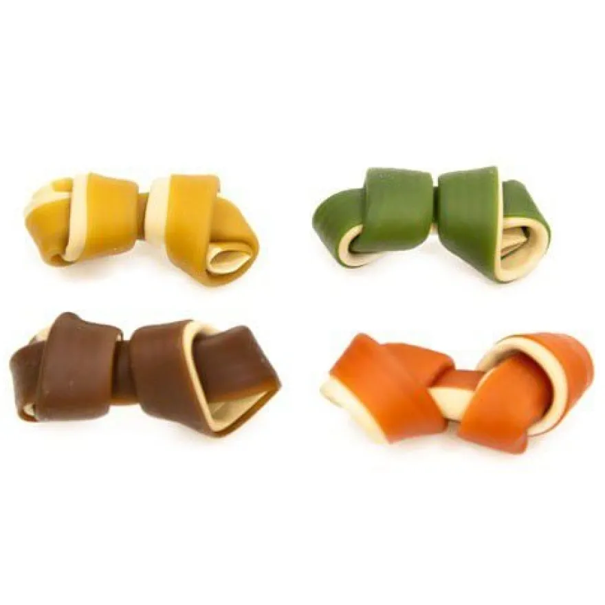 Criadores Candy Mini Bones ossos para cães com nós