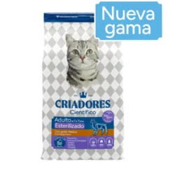 Criadores Científico Adulto Esterilizado Ração de frango para gatos