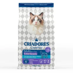 Criadores Científico Adulto Esterilizado Ração de peixe para gatos