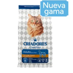 Criadores Científico Adulto Ração de frango para gatos