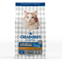 Criadores Científico Mature +7 Ração de frango para gatos