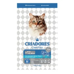 Criadores Científico Senior +12 Ração de peixe para gatos