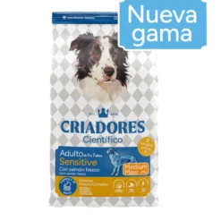 Criadores Científico Sensitive Adulto Medium-Maxi Ração de salmão para cães