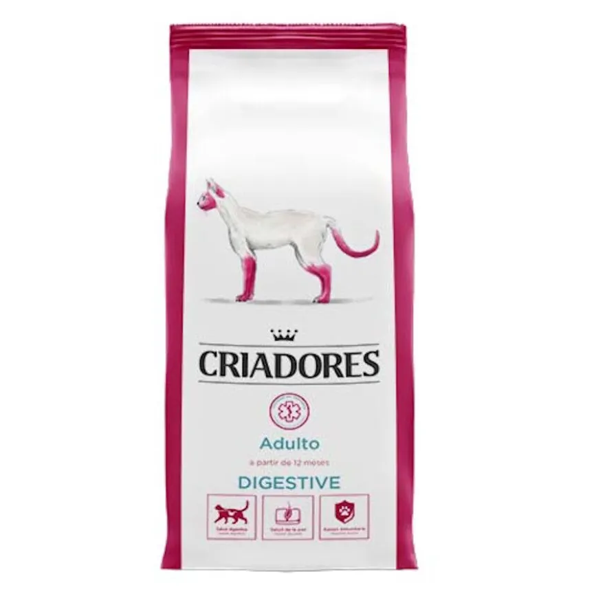 Criadores Dietetic Digestive Adulto ração de gatos