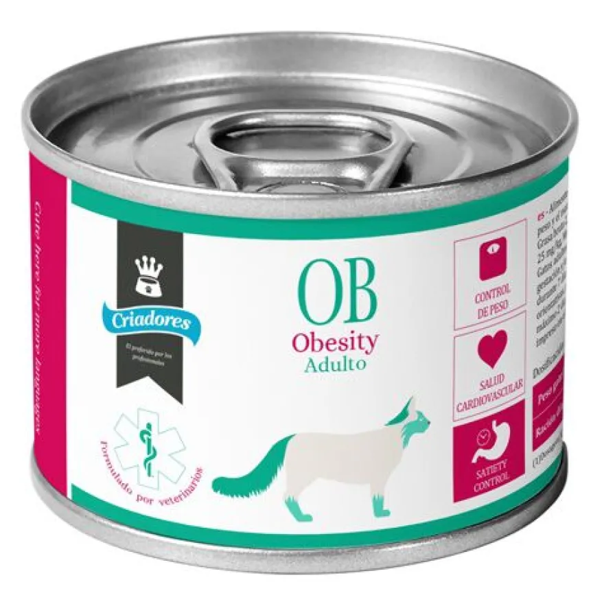 Criadores Dietetic Obesity comida húmida gatos