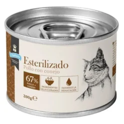 Criadores Esterilizado Frango e Coelho lata para gatos
