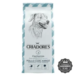 Criadores Frango e Arroz ração para cachorros de raças grandes