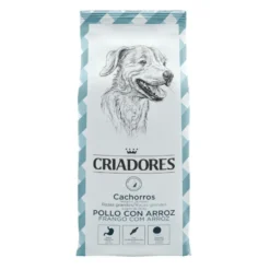 Criadores Frango e Arroz ração para cachorros de raças grandes