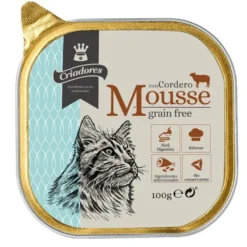 Criadores Grain Free Mousse de Cordeiro terrina para gatos