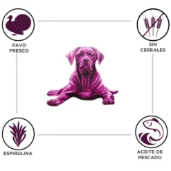 Criadores Grain Free Peru ração cães raças médias e grandes