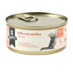 Criadores Kitten Frango e Sardinha em lata para gatos