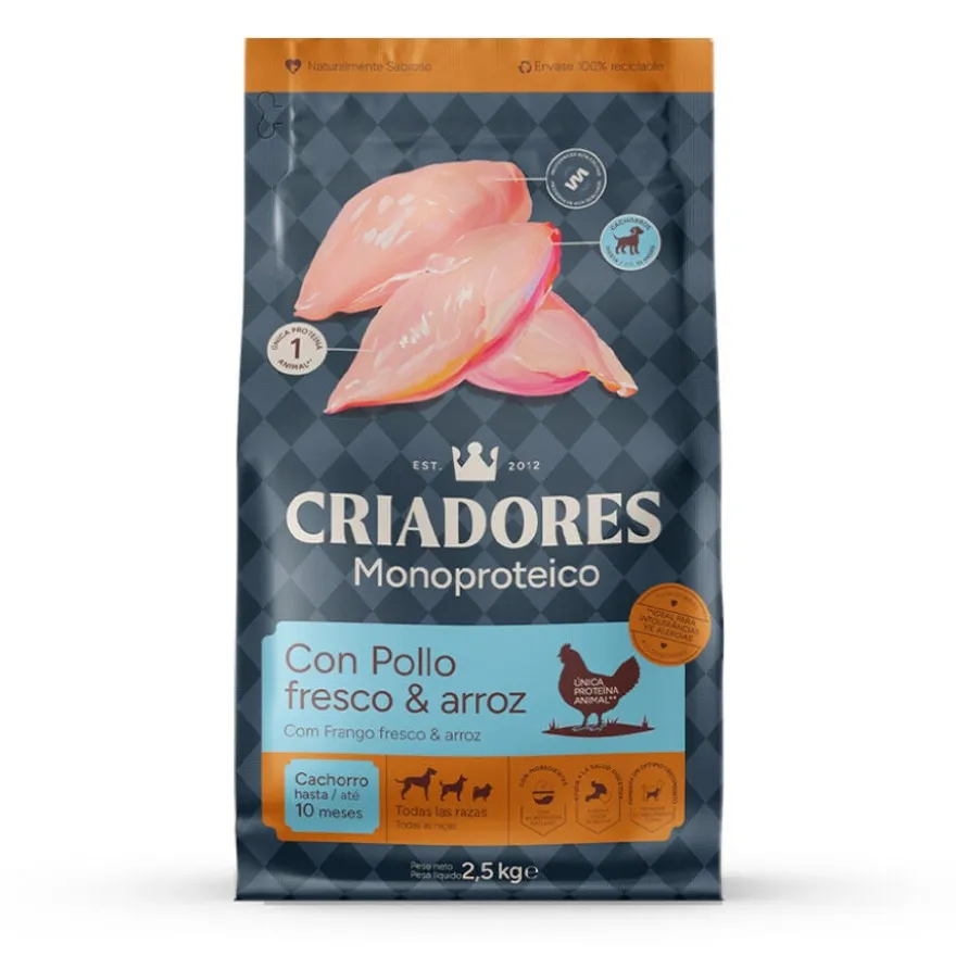Criadores Monoproteico Puppy Ração de frango para cães