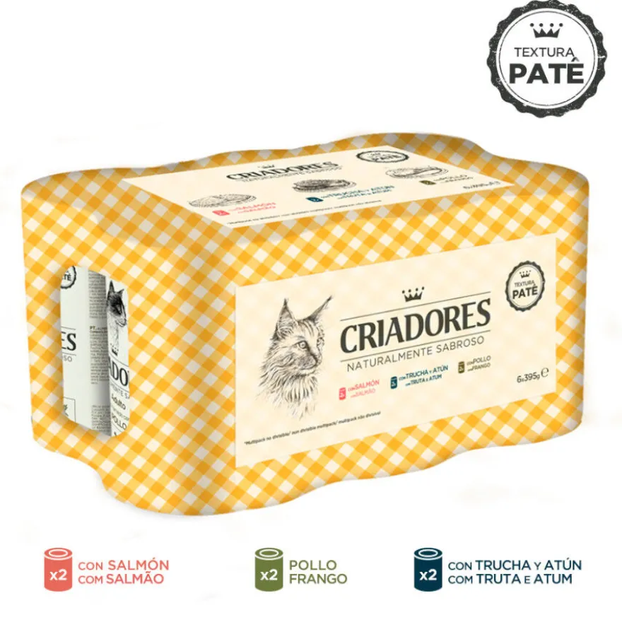 Criadores Multipack de Frango e Peixe em lata para gatos