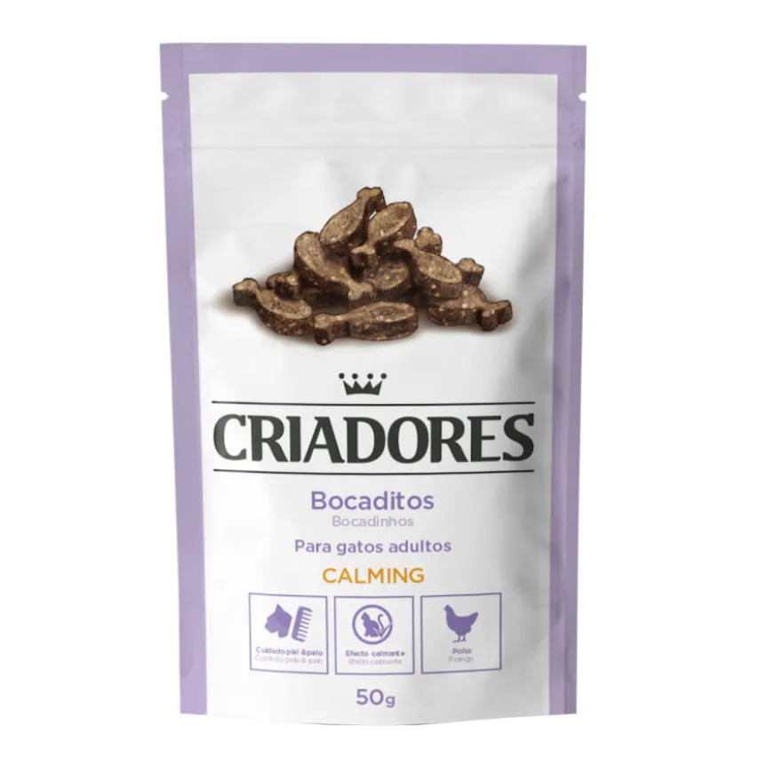 Criadores Snacks Calming de Frango para gatos
