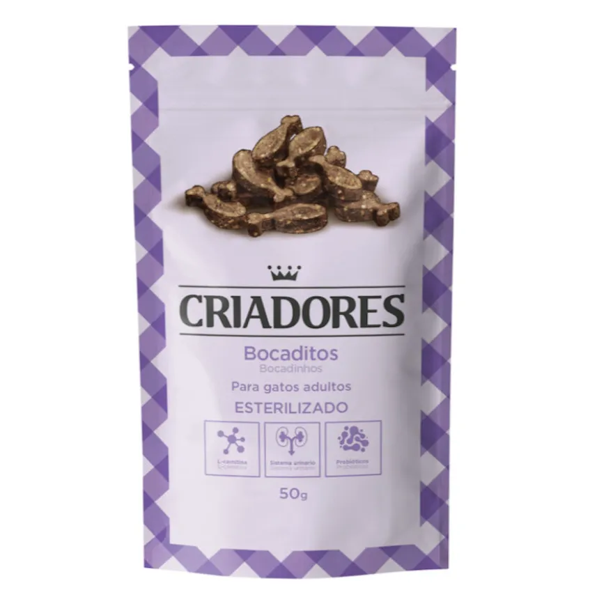 Criadores Snacks de Peru para gatos esterilizados