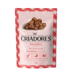 Criadores Snacks Senior de Salmão para gatos