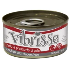 Croci Vibrisse Comida húmida de frango e camarões em lata para gatos