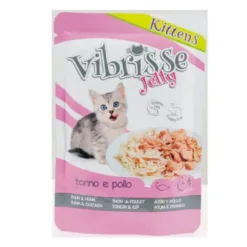 Croci Vibrisse Kitten Atum & Frango em Geleia para gatos