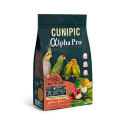 Cunipic Alpha Pro Medium Sized Birds Natural Blend Comida para Papagaios