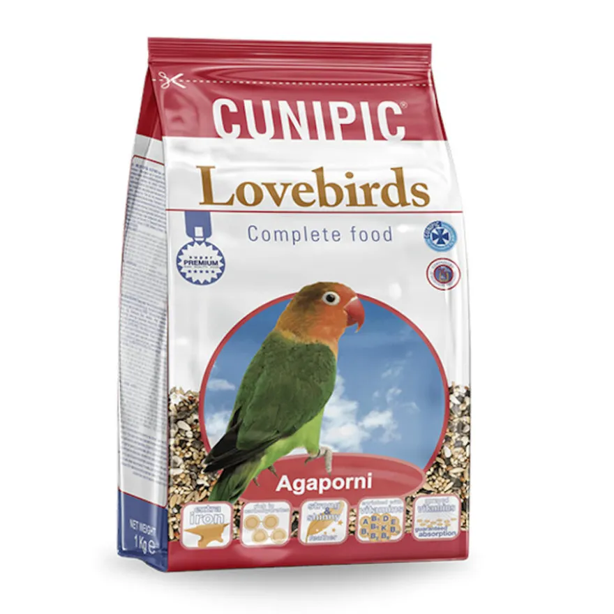 Cunipic Lovebirds Comida para agapornis