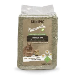 Cunipic Naturaliss Feno de Camomila e Menta para roedores
