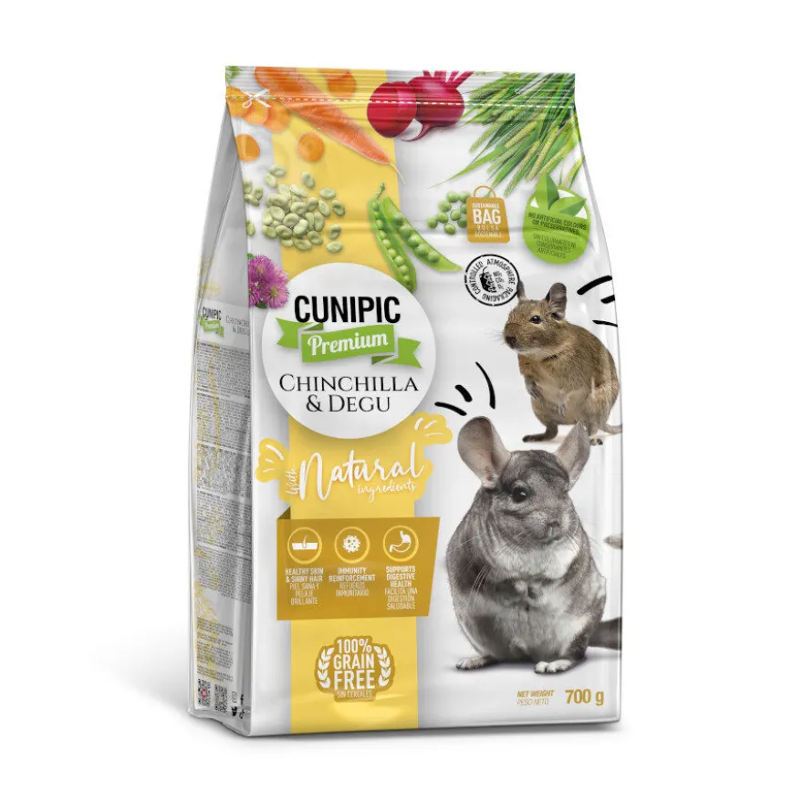 Cunipic Premium ração para chinchilas e degus