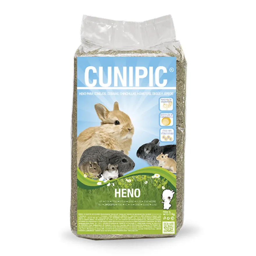 Cunipic rico em fibra feno para roedores