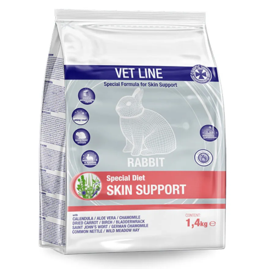 Cunipic Vet Line Skin Support Feno de prado para coelhos